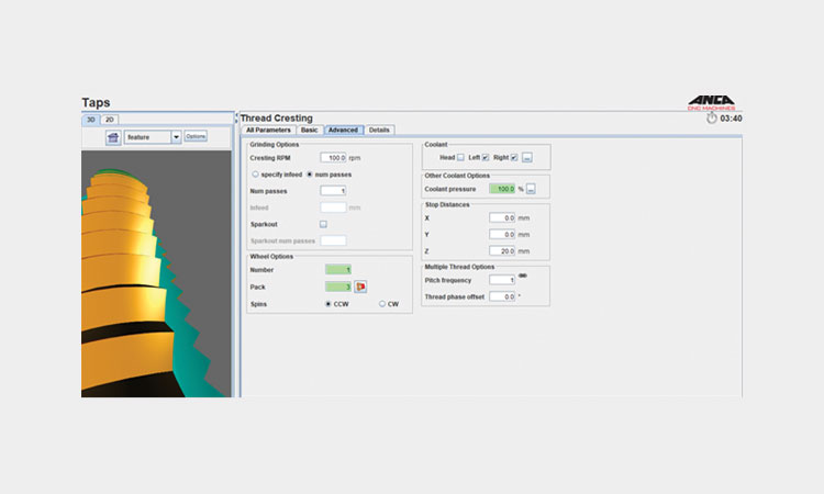 How To Take Control Of Your Costs By Controlling Coolant With ANCA’s Tapx